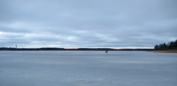 Uisujää. Harku järvel 2013